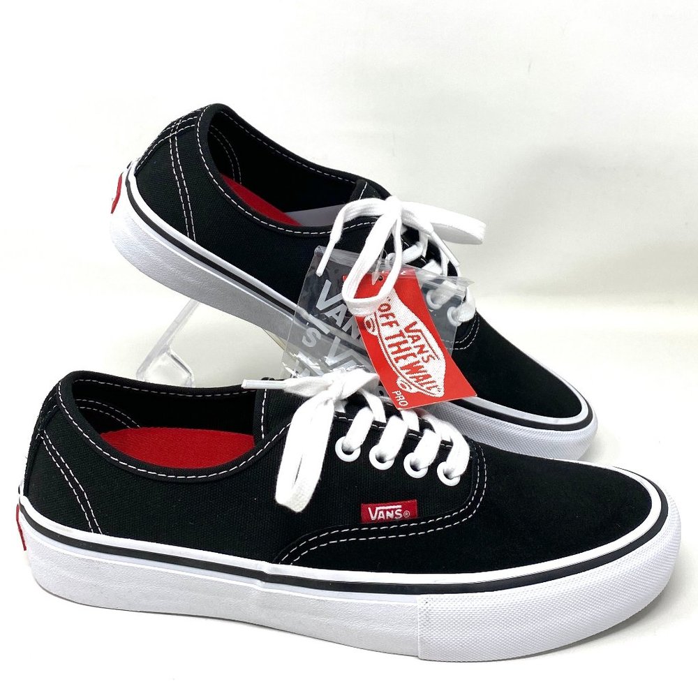 VANS Sneakers Women's VN0A34796BT Authentic Pro Black Canvas Low Top Skate Shoes